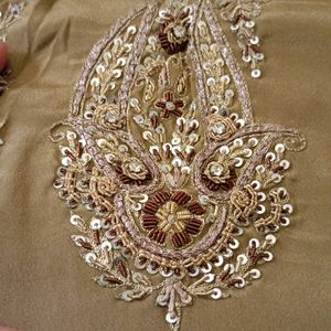 Jari Work 🤎 Light Brown Saree