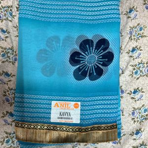 Flowers Print Six Catalog Sarees Combo