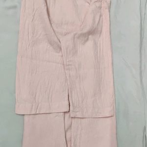 Saadaa Pure Cotton Peach Colour Office Short Kurta