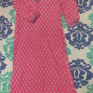 Pure Cotton Kurti Pant With Dupatta