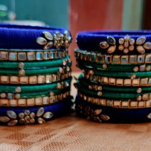 Customized Silk Thread Bangles