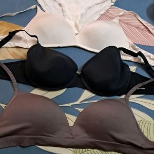 Combo Of Four Imported Fabric Bra N Panty