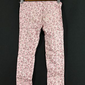 Multicolor Printed Pant For Girls (6-7 Years)