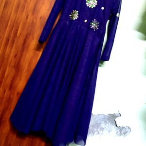 Flared Anarkali  With Dupatta 💜💜