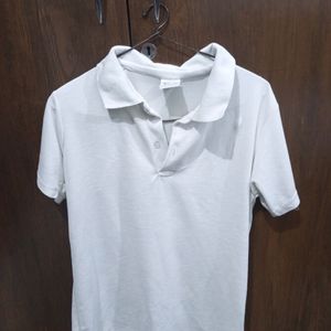 White Polo T-shirt