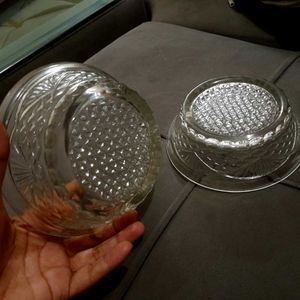 Set Of 2 Glass Bowl