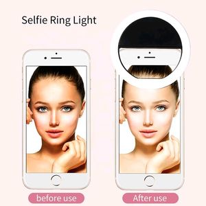 Mini Selfie Ring Light Pink Colour (Pack Of 1)