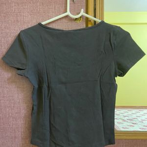 H&M Charcoal Top