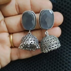 Oxidised German Silver Earrings - Unused - Combo 3