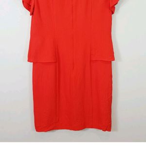 🎉50% OFF🎉Orange polysilk Damilira Dress