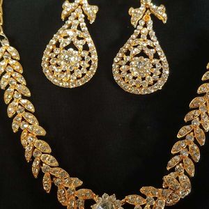 Gold plated Diamond Necklace