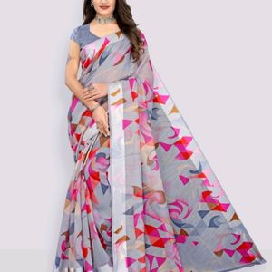 🎉Printed Linen Saree