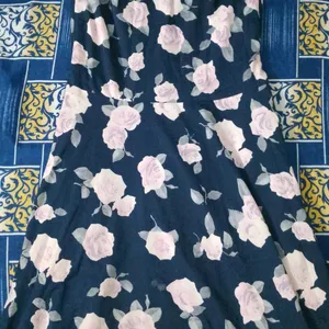 Flower Printed Frock