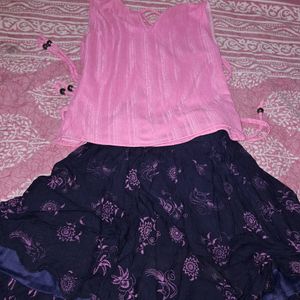 Girls Clothing Skirt & Blouse