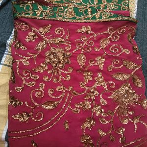 Heavy Squance Work Saree