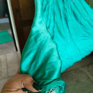 Navratri Olive Green Skirt