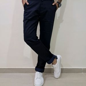 Kaulin 1001 Men's Soft Navy Blue Cotton Trouser