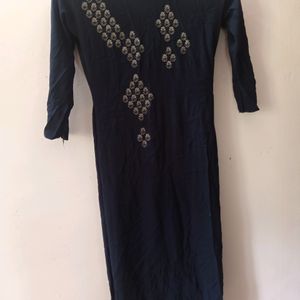 Dark Blue Kurta