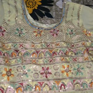 Naira Cut Kurta Palazo Set