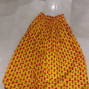 S-M Size Floral Skirt