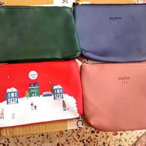 Combo Of 4 Smytten Pouches