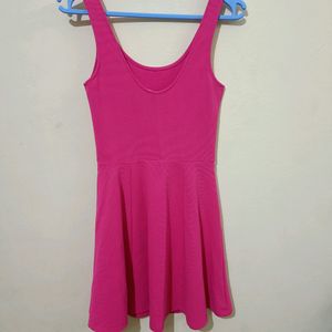 H&M Divided Pink Skater Dress