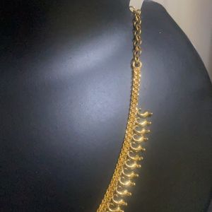 Hand Made One Gram Gold Jwellary Necklace 18 Inches.wholesale Price.never Seen Again In This Price