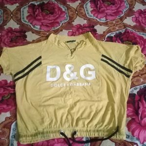 Stylish Yellow Tshirt For Girls