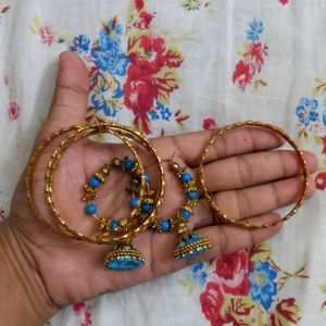 Bangles And Ear Rings