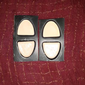 Pair Of 2 Peice Foundation And Compact Powder