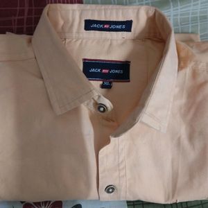 Jack & Jones Yellow Color Cottrage Shirt