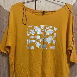 Mustard Oversize Top