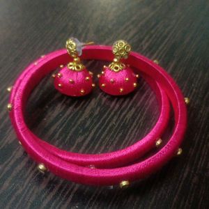 Thread Bangles and Stud Set