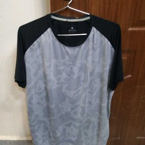 Grey And Black Sport Tshirt