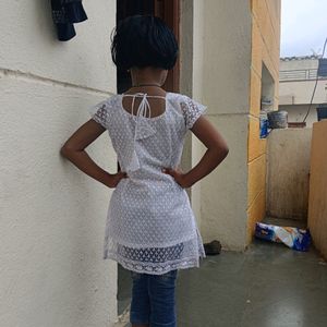 White Top For Girls Kid