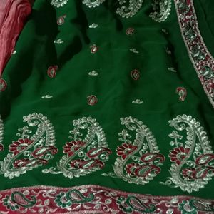 Silk Saree & Blouse -34 Size