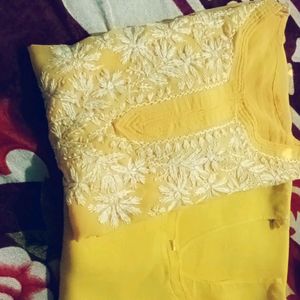 Fancy Yellow 💛  Kurti