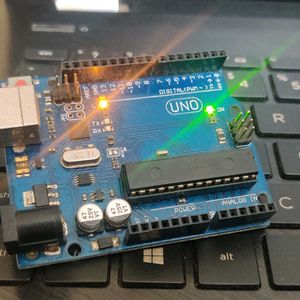 Arduino Uno With It's Cable