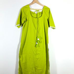 Green Kurta Set(Women’s)