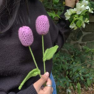 Crochet Tulips(2 Units)- Tulip Pink