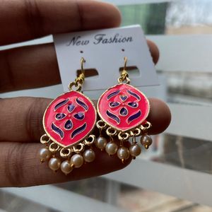 Earrings Pink