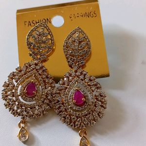 AD Stone American Diamond Earrings