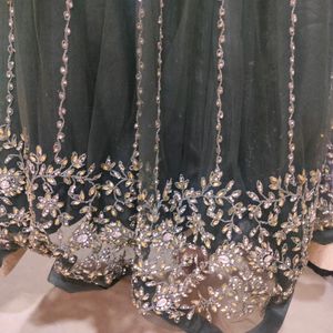 Ball Gown Olive Green