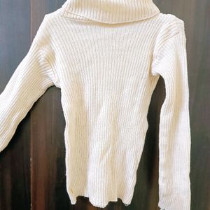 Woolen High neck Top For Kids