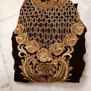 Black And Golden Gorgeous Kurta🖤