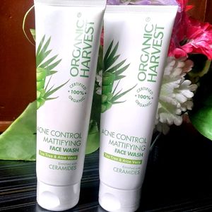 (Pack Of 2)Organic Harvest ACNE CONTROL FACE WASH