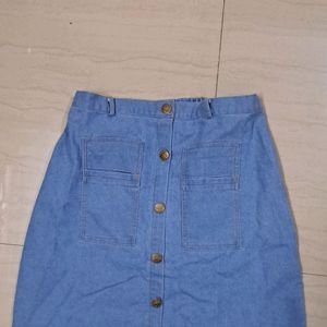 Denim Skirt New