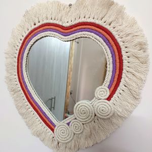 12.5 Inches Heart Mirror