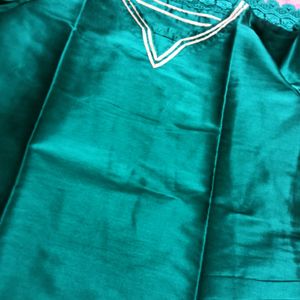 Sea Green Pakistani Kurta Set