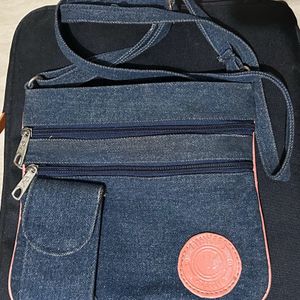 Denim Sling Bag